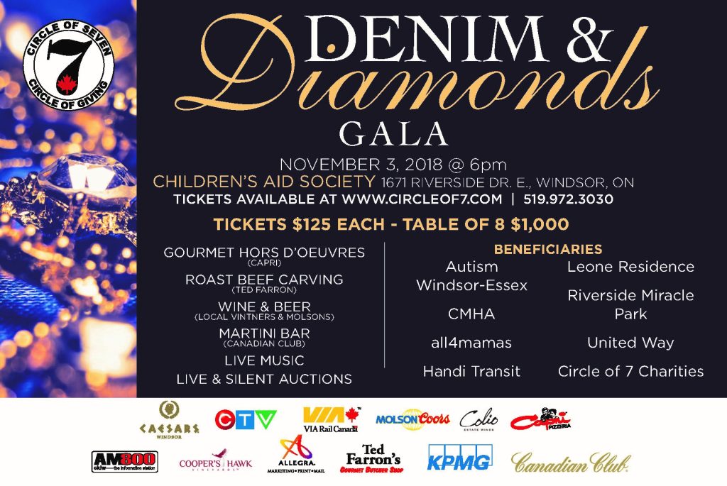 Denim & Diamonds Gala CMHA WindsorEssex County