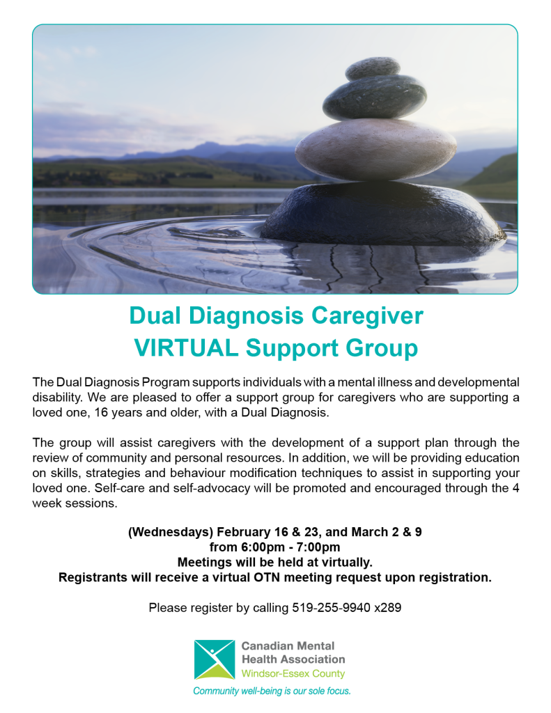 Dual Diagnosis Support for Caregivers