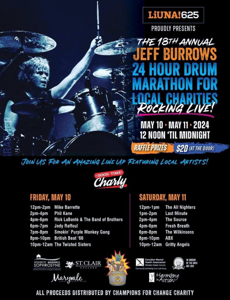 Jeff Burrows' Drum Marathon