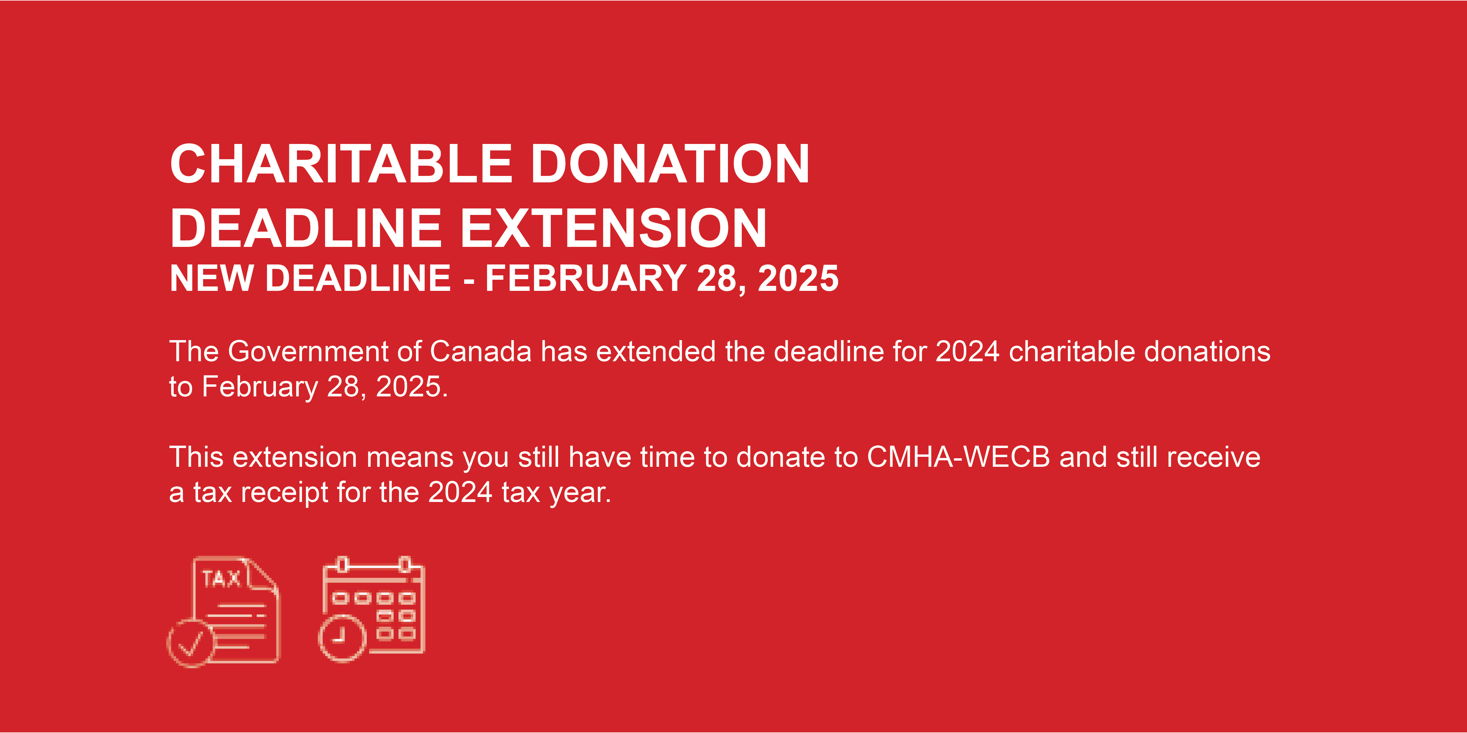 Charitable deadline extension